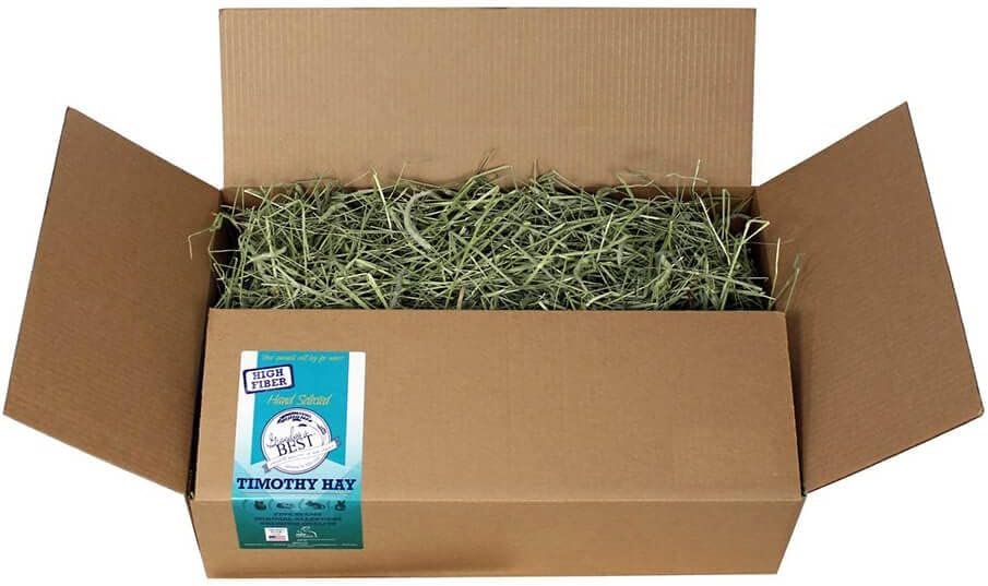 Grandpa’s Best Timothy Hay for Rabbits, Guinea Pigs, Chinchillas, Hamsters & Gerbils, 5lb Loose Boxed, Brown