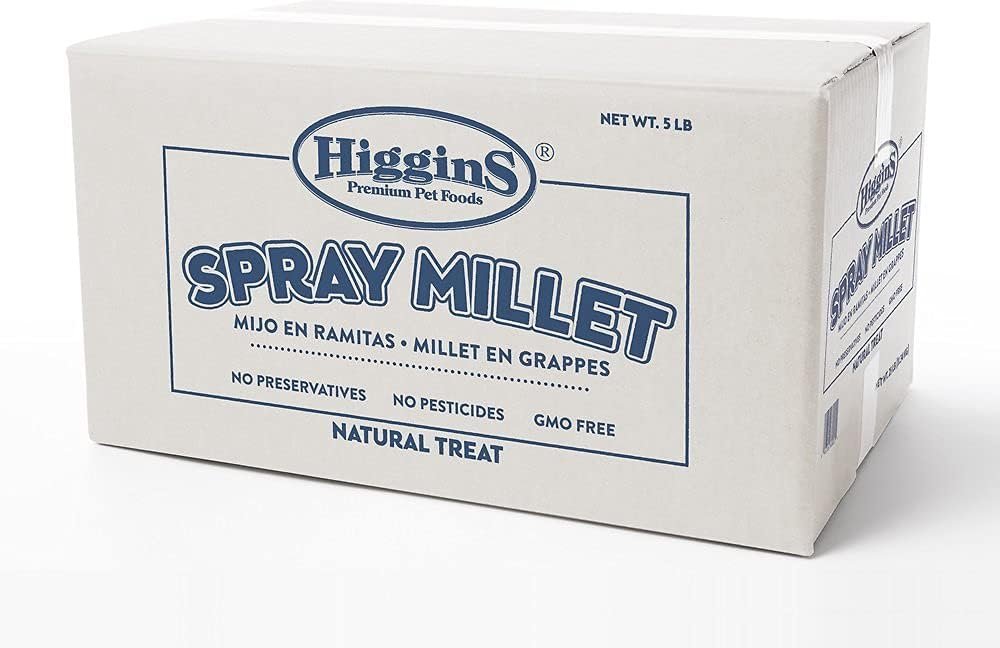 Higgins Spray Millet Bird Treats, 5 Pounds, Single Ingredient