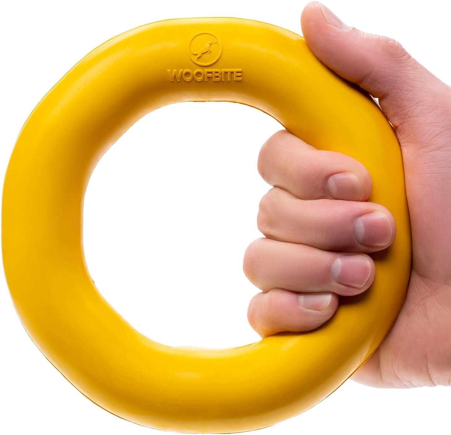 Indestructible Dog Chew Toy – Lifetime Replacement – Durable Toy for Aggressive Chewers – Safe Non-Toxic Natural Rubber – Chew, Tug & Fetch – Tough, Heavy Duty – Med/Large Breed, 6.5”x1.25”