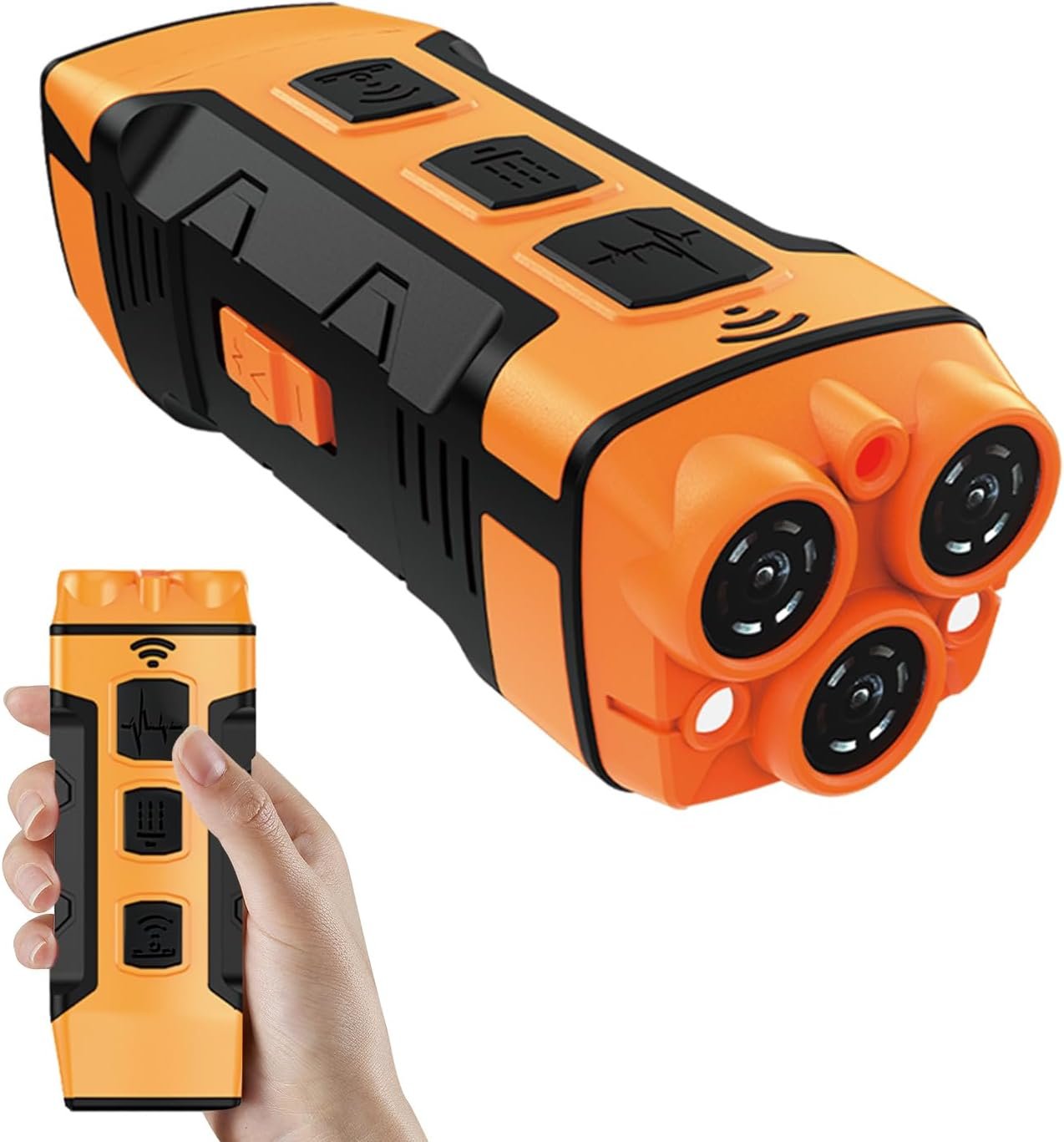 Dog Bark Deterrent Devices, Anti Barking Device for Dogs ultrasonic Stopper Control Device 50 Ft Correct Your Dog’s Bad Behavior Better Than Shock Collars (YELLOW-5431)