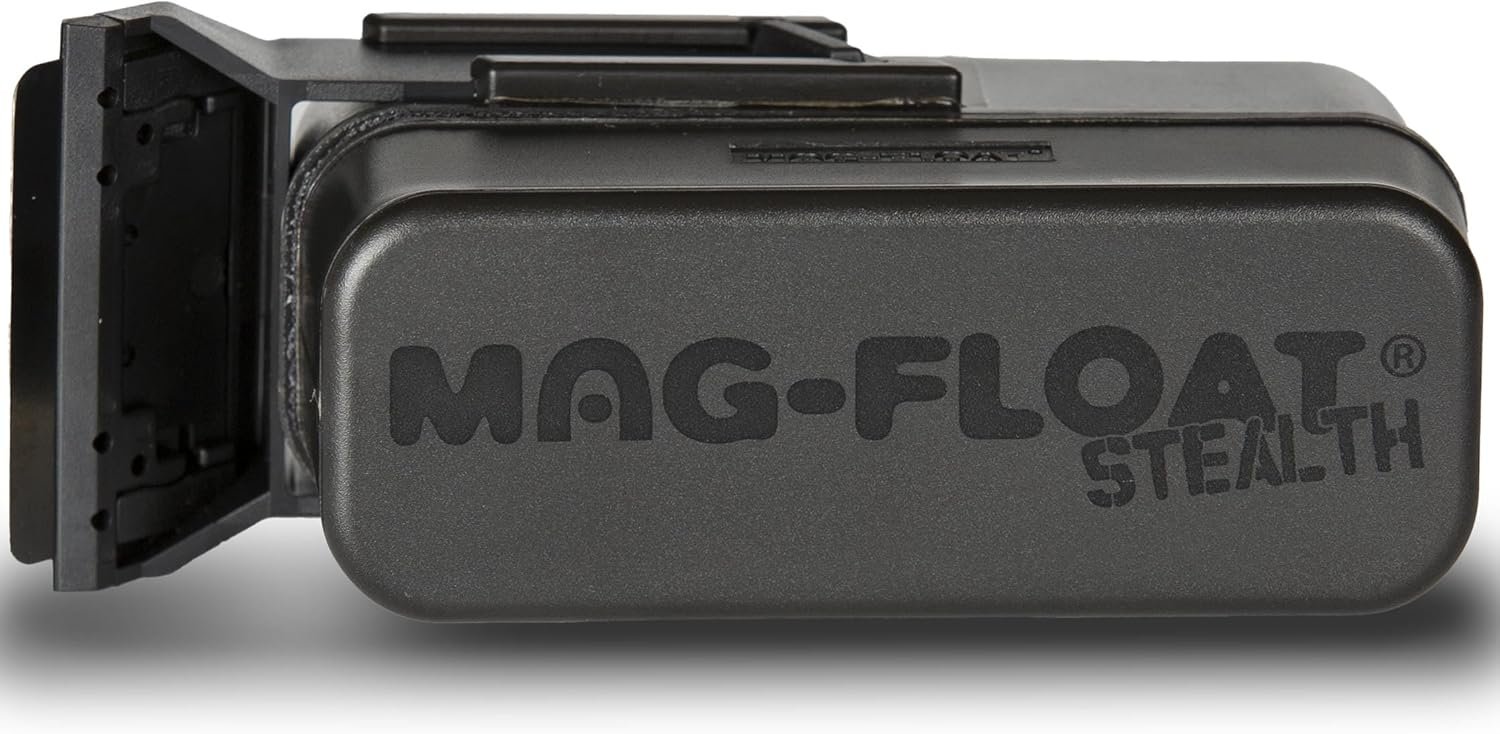 Mag-Float Medium Black Stealth Glass Magnet Aquarium Scraper Cleaner with Blade – Floating Magfloat Magnetic Cleaning Tool