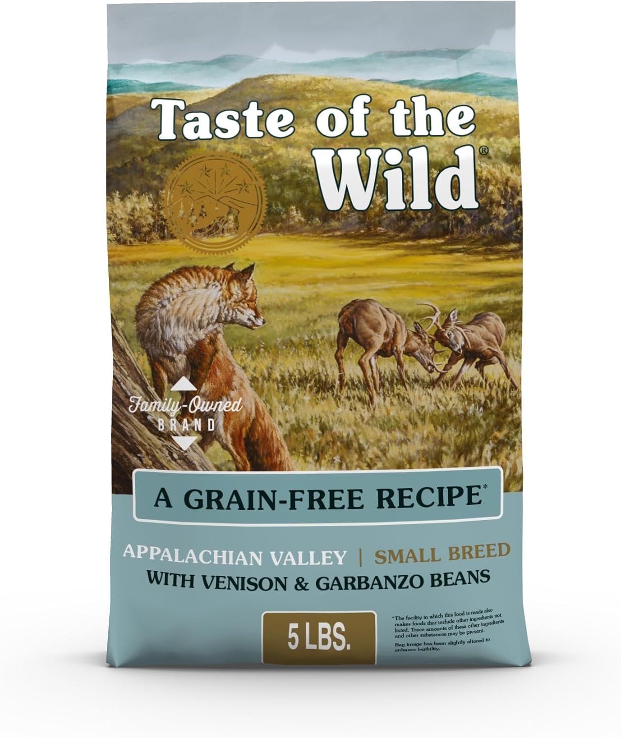 Taste of the Wild Appalachian Valley Adult Small Breed High Protein Grain-Free Recipe with Venison & Garbanzo Beans Dry Dog Food 5lb