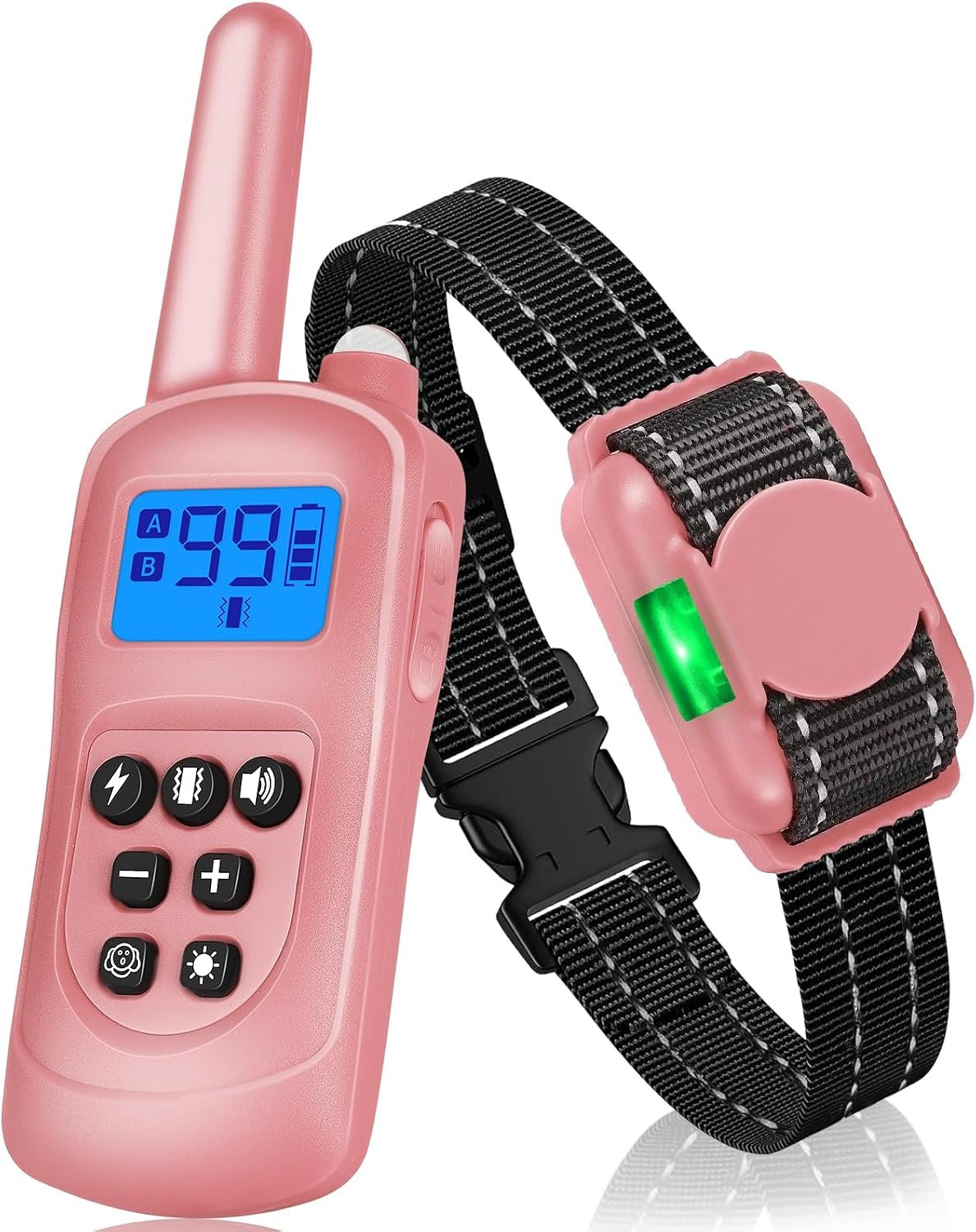 Vibration Collar for Small Dog，Pink