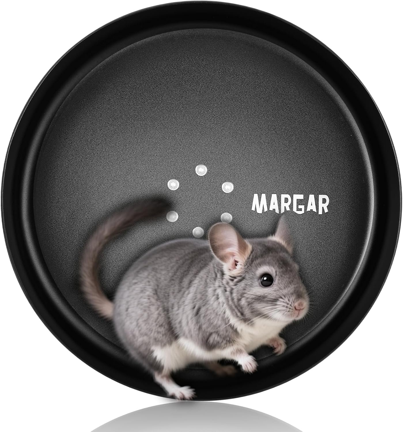 Upgraded 15″ Chinchilla Running Wheel,Metal Exercise Wheel for Chinchillas, Hamsters or Other Small Pets, Silent Chinchilla Wheel for Cage