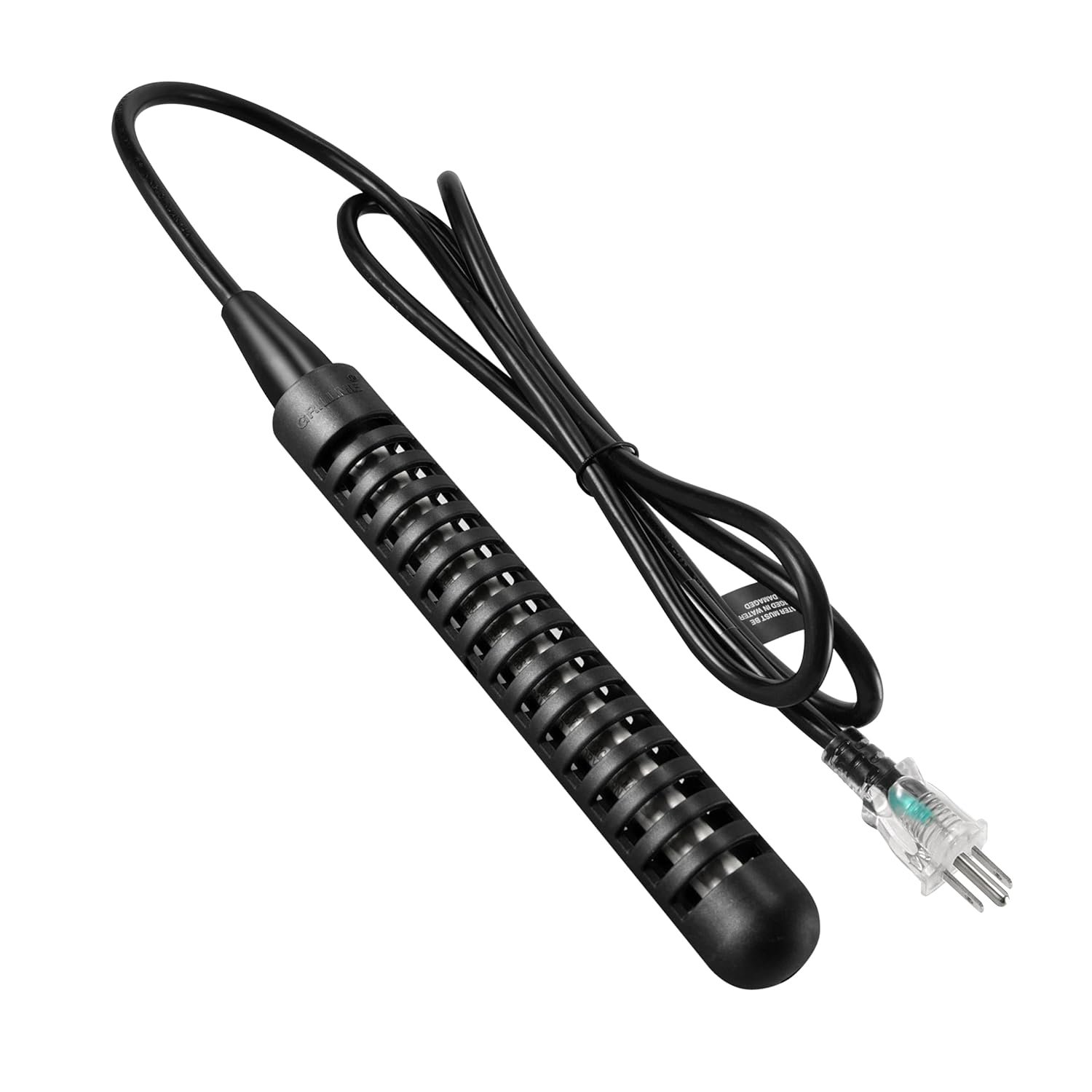 GRILLME 1300W Titanium Fully Submersible Portable Electric Immersion Water Heater,Bucket Water Heater,Seawater Heater for Fish Tank,Seawater Aquaculture,100% Protection Against Seawater Salt Corrosion
