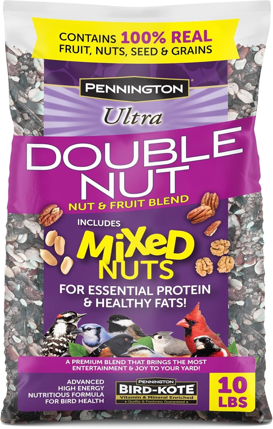 Pennington Ultra Double Nut, Nut & Fruit Blend 10lbs