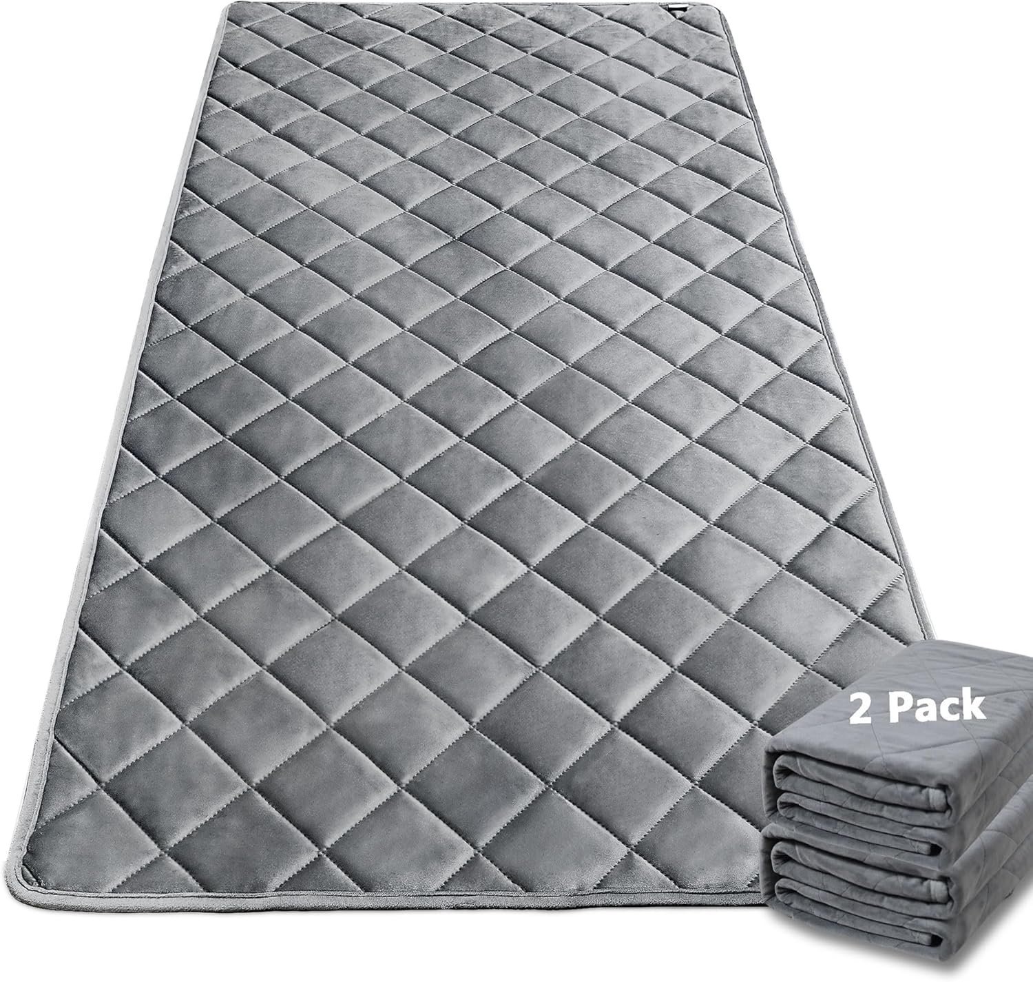 Guinea Pig Bedding, 49x24IN 2Pack Fleece Cage Liner for Midwest Cage, Super Absorbent & Odor Control & Waterproof & Reusable Washable Guinea Pig Liner, Pee Pad Mat for Small Animal, Rabbit, Bunny
